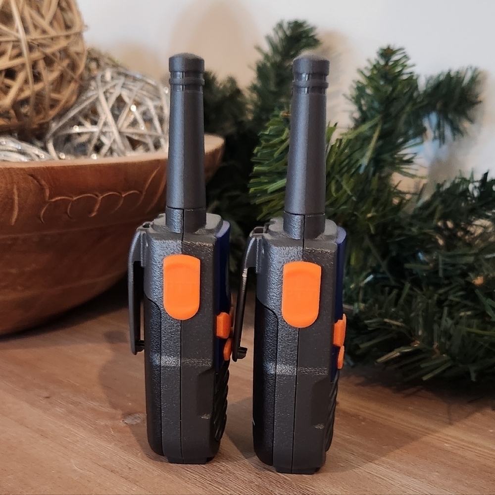 Vintage NERF FRS 10 MILE Blue and Orange Walkie Talkies, Preowned Good Condition - Picture 4 of 14